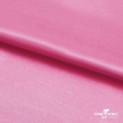 Поли креп-сатин 15-2215, 125 (+/-5) гр/м2, шир.150см, цвет розовый - купить в Ульяновске. Цена 155.57 руб.