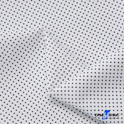 Ткань сорочечная Этна, 120 г/м2, 58% пэ,42% хл, (арт.112) принтованная, шир.150 см, горох - купить в Ульяновске. Цена 356.25 руб.