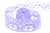Тесьма кружевная 0621-2063, шир. 40 мм/уп. 20+/-1 м, цвет 107-фиолет - купить в Ульяновске. Цена: 933.93 руб.
