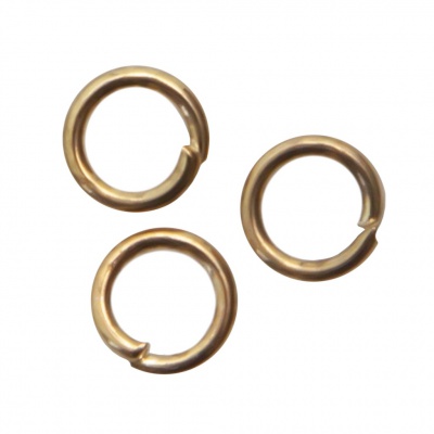 Кольцо  соединительное для бижутерии 4 мм, цв.-золото - купить в Ульяновске. Цена: 0.41 руб.