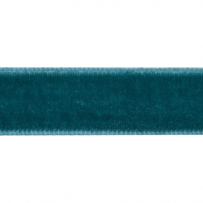 Лента бархатная нейлон, шир.12 мм, (упак. 45,7м), цв.65-изумруд - купить в Ульяновске. Цена: 392 руб.