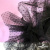 Евро-фатин горох, 100% полиэфир, 15 г/м2, 150 см. 16-167/черный - купить в Ульяновске. Цена 241.13 руб.