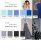 Креп стрейч Амузен 14-4122, 85 гр/м2, шир.150см, цвет голубой - купить в Ульяновске. Цена 148.37 руб.