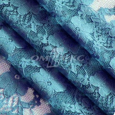 Кружевное полотно стрейч 15A61/BLUE, 100 гр/м2, шир.150см - купить в Ульяновске. Цена 1 581 руб.