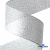 Лента металлизированная "ОмТекс", 50 мм/уп.22,8+/-0,5м, цв.- серебро - купить в Ульяновске. Цена: 149.71 руб.