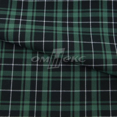 Ткань костюмная Клетка 25577, т.зеленый/зеленый./ч/бел, 230 г/м2, шир.150 см - купить в Ульяновске. Цена 539.74 руб.
