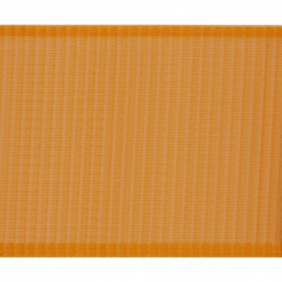 Лента капроновая "Гофре", шир. 110 мм/уп. 50 м, цвет оранжевый - купить в Ульяновске. Цена: 26.93 руб.
