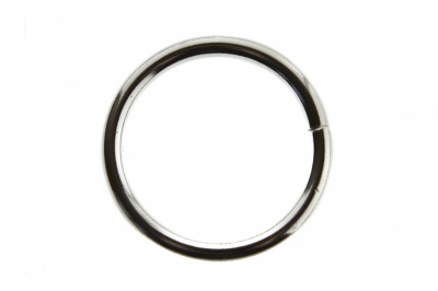 Кольцо металлическое d-3 х 32 мм, цв.-никель - купить в Ульяновске. Цена: 3.92 руб.