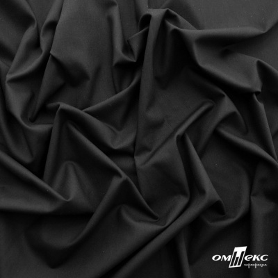 Ткань сорочечная Темза, 80%полиэстр 20%вискоза, 120 г/м2 ш.150 см, цв.черный - купить в Ульяновске. Цена 269.93 руб.
