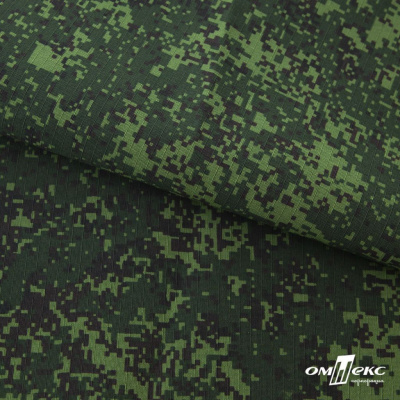 Униформ Рип Стоп 80/20 полиэфир/хлопок, 205 г/м2,  принтованный темно-зеленый, ВО, шир. 150 см - купить в Ульяновске. Цена 191.15 руб.