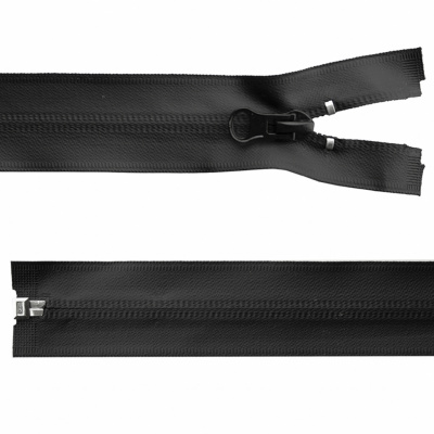 Молния водонепроницаемая PVC Т-7, 100 см, разъемная, цвет чёрный - купить в Ульяновске. Цена: 61.89 руб.