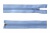 Спиральная молния Т5 351, 75 см, автомат, цвет св.голубой - купить в Ульяновске. Цена: 16.28 руб.