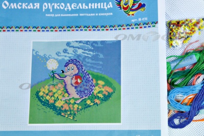 ОМБН-2 Набор для вышивания (бисер+мулине) - купить в Ульяновске. Цена: 197.50 руб.