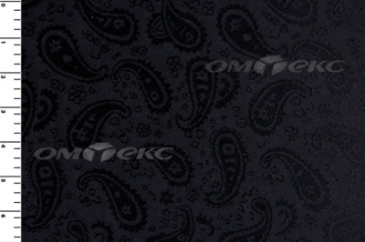 Ткань подкладочная жаккард Р14098, чёрный, 85 г/м2, шир. 150 см, 230T - купить в Ульяновске. Цена 166.45 руб.
