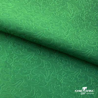 Ткань жаккард королевский, 100% полиэстр 180 г/м 2, шир.150 см, цв-зеленый - купить в Ульяновске. Цена 293.39 руб.