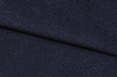 Ткань джинсовая №96, 160 гр/м2, шир.148см, цвет т.синий - купить в Ульяновске. Цена 350.42 руб.