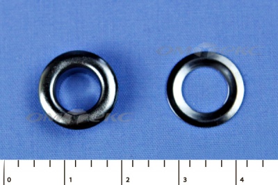 Люверсы металлические, блочка/кольцо, №5 (8 мм) упак.1000 шт- цв.никель - купить в Ульяновске. Цена: 392 руб.