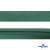 Косая бейка атласная "Омтекс" 15 мм х 132 м, цв. 056 темный зеленый - купить в Ульяновске. Цена: 225.81 руб.