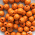0309-Бусины деревянные "ОмТекс", 16 мм, упак.50+/-3шт, цв.003-оранжевый - купить в Ульяновске. Цена: 62.22 руб.