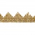 Тесьма металлизированная 0384-0240, шир. 40 мм/уп. 25+/-1 м, цвет золото - купить в Ульяновске. Цена: 490.74 руб.