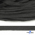 Шнур плетеный d-8 мм плоский, 70% хлопок 30% полиэстер, уп.85+/-1 м, цв.1026-серый - купить в Ульяновске. Цена: 735 руб.