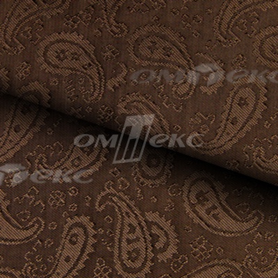 Ткань подкладочная жаккард Р14098, 19-1217/коричневый, 85 г/м2, шир. 150 см, 230T - купить в Ульяновске. Цена 166.45 руб.