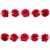 Тесьма плетеная "Рюш", упак. 9,14 м, цвет красный - купить в Ульяновске. Цена: 46.82 руб.