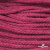 Шнур плетеный d-6 мм, 70% хлопок 30% полиэстер, уп.90+/-1 м, цв.1068-фуксия - купить в Ульяновске. Цена: 588 руб.