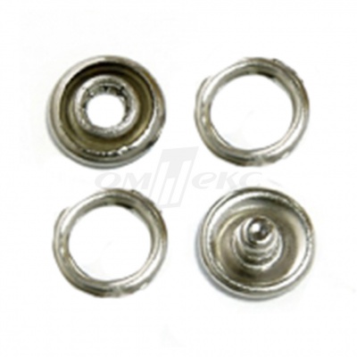 Кнопки рубашечные 10,5 мм никель New Star (кольцо) - купить в Ульяновске. Цена: 5.80 руб.