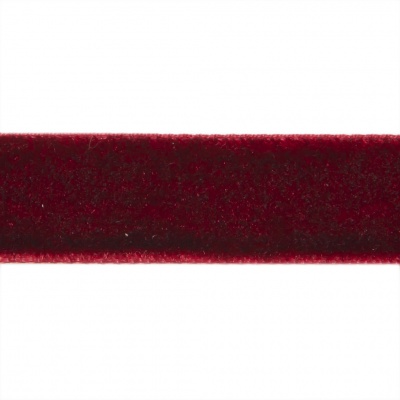 Лента бархатная нейлон, шир.12 мм, (упак. 45,7м), цв.240-бордо - купить в Ульяновске. Цена: 392 руб.