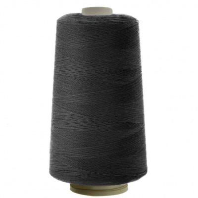 Швейные нитки (армированные) 28S/2, нам. 2 500 м, цвет чёрный - купить в Ульяновске. Цена: 139.91 руб.