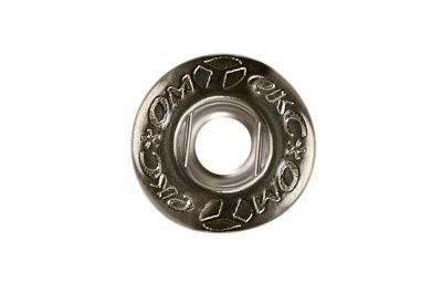 Кнопка металлическая "Альфа" с пружиной, 15 мм (уп. 720+/-20 шт), цвет никель - купить в Ульяновске. Цена: 1 481.69 руб.