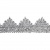 Тесьма металлизированная 0384-0240, шир. 40 мм/уп. 25+/-1 м, цвет серебро - купить в Ульяновске. Цена: 490.74 руб.