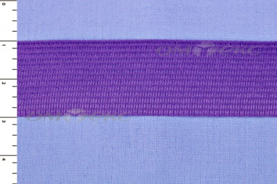 Окантовочная тесьма №0225, шир. 22 мм (в упак. 100 м), цвет фиолет - купить в Ульяновске. Цена: 271.60 руб.