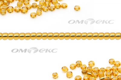 Бисер (SL) 11/0 ( упак.100 гр) цв.22 - золото - купить в Ульяновске. Цена: 53.34 руб.