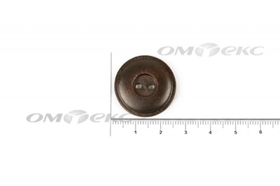 Пуговица деревянная круглая №54 (25мм) - купить в Ульяновске. Цена: 4.12 руб.