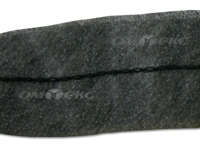WS7225-прокладочная лента усиленная швом для подгиба 30мм-графит (50м) - купить в Ульяновске. Цена: 16.97 руб.