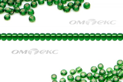 Бисер (SL) 11/0 ( упак.100 гр) цв.27В - зелёный - купить в Ульяновске. Цена: 53.34 руб.