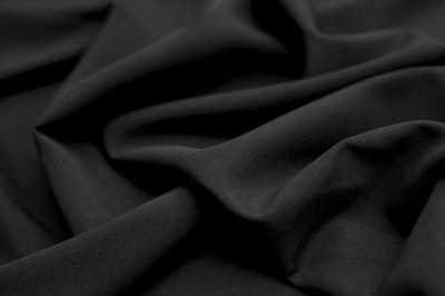 Костюмная ткань с вискозой "Флоренция", 195 гр/м2, шир.150см, цвет чёрный - купить в Ульяновске. Цена 502.24 руб.