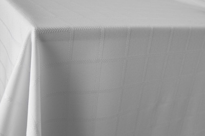 Скатертная ткань 25536/2005, 174 гр/м2, шир.150см, цвет белый - купить в Ульяновске. Цена 269.46 руб.