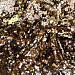 Трикотажное полотно, Сетка с пайетками, шир.130 см, #315, цв.-бронза/золото