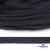 Шнур плетеный d-8 мм плоский, 70% хлопок 30% полиэстер, уп.85+/-1 м, цв.1010-т.синий - купить в Ульяновске. Цена: 735 руб.