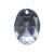 Стразы пришивные акриловые арт.#39/10 - "Кристал", 10х14 мм - купить в Ульяновске. Цена: 0.69 руб.