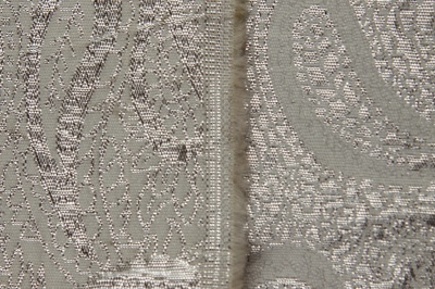 Ткань костюмная жаккард, 135 гр/м2, шир.150см, цвет белый№19 - купить в Ульяновске. Цена 441.94 руб.
