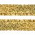 Тесьма с пайетками D16, шир. 35 мм/уп. 25+/-1 м, цвет золото - купить в Ульяновске. Цена: 1 281.60 руб.