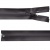 Молния водонепроницаемая PVC Т-7, 60 см, разъемная, цвет (301) т.серый - купить в Ульяновске. Цена: 49.39 руб.