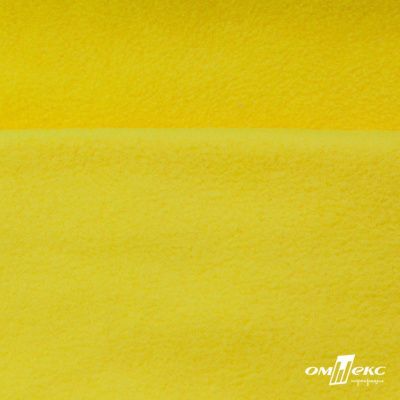 Флис DTY 14-0760, 240 г/м2, шир. 150 см, цвет яркий желтый - купить в Ульяновске. Цена 640.46 руб.