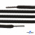 Шнурки #106-09, круглые 130 см, цв.чёрный - купить в Ульяновске. Цена: 21.92 руб.