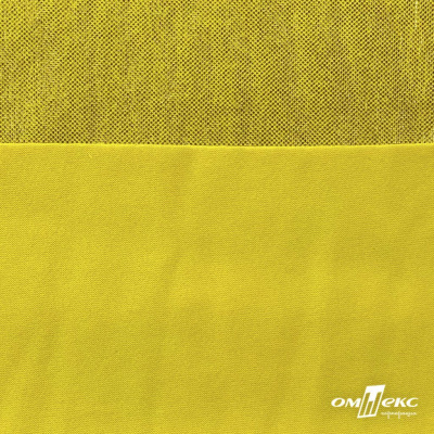 Трикотажное полотно голограмма, шир.140 см, #602 -жёлтый/жёлтый - купить в Ульяновске. Цена 385.88 руб.