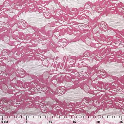 Кружевное полотно стрейч XD-WINE, 100 гр/м2, шир.150см, цвет розовый - купить в Ульяновске. Цена 1 851.10 руб.